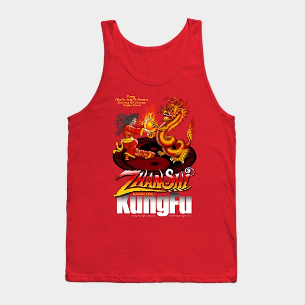 Honey ZhanShi Kung Fu Princess Tank Top by MyTeeGraphics